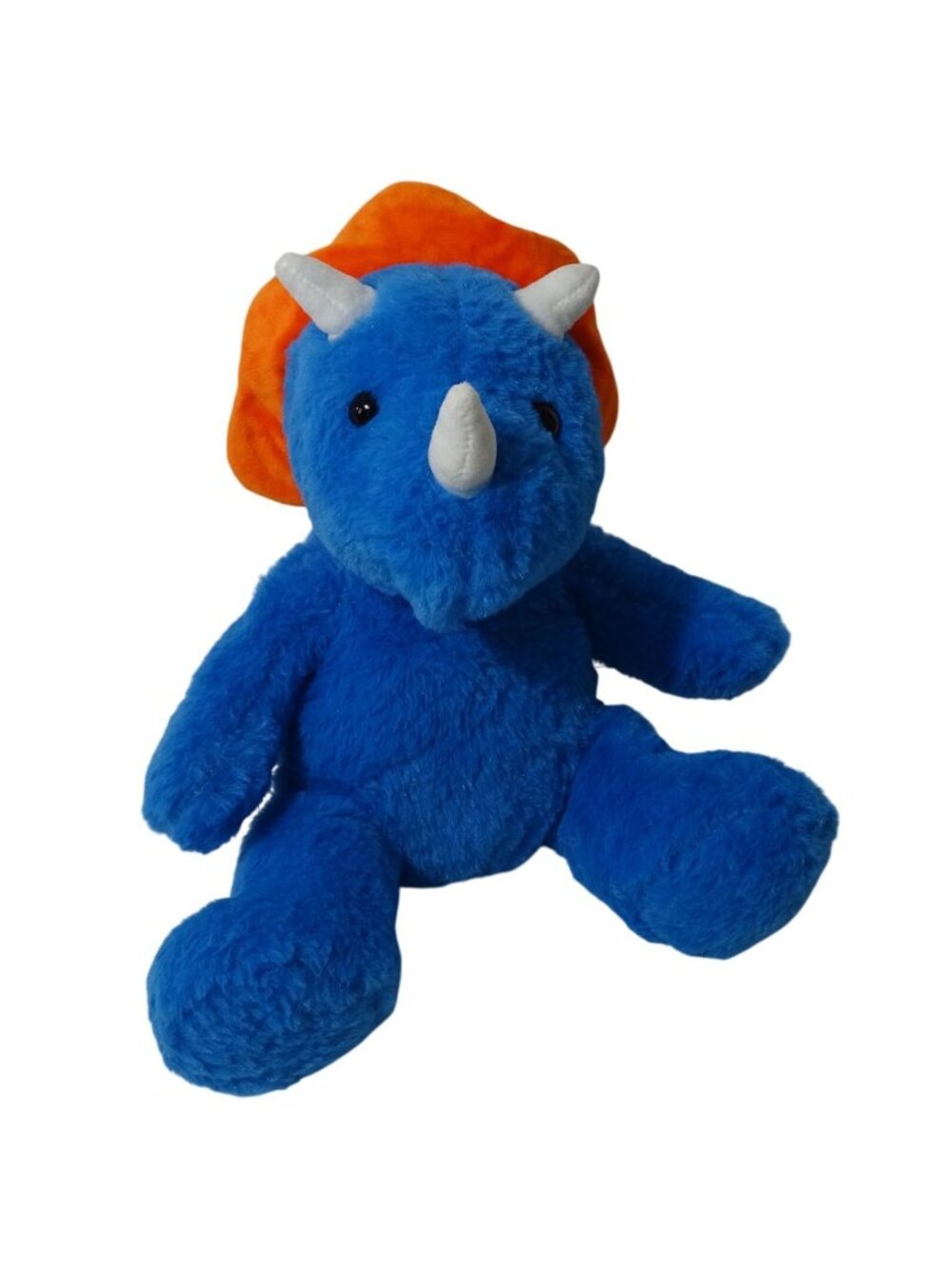 Homerbest Blue Orange Triceratops Dinosaur Plush Toy Stuffed Animal For All Ages